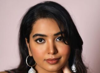 Shivathmika Rajashekar Instagram - 😈🤷🏻‍♀️ Styled by @officialanahita Outfit: @Issadesignerstudio Earrings: @sara.costumejewellery Pic: @they_call_me_keshu