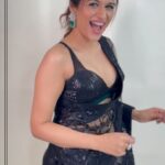 Shraddha Das Instagram - Chammak challo 2.0 😉 Saree @plushbyaditideshpande Ring @aquamarine Earrings @shillpapuriidesignerjewellery Styling : @artbyavnee , @avanipratapgumber Hair : @salomipillai Make up : @hareshwarp Edit : @srirajnilesh #dhee15 #judge #dancerealityshow #judge #hyderabad #shraddhadas
