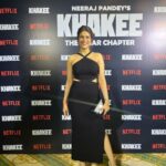 Shraddha Das Instagram – Khakee Netflix screening night with a talented bunch of people 💖
@aishwaryasushmita @avinashtiwary15 @karantacker @nikifying @thejatinsarna @umashankar.singh.7 @bhav.dhulia and my bro @snehzala 
Styling :  @thewandermannequin 
Dress : @frisky.in 
Jewellery : @aquamarine_jewellery 
Hair : @salomipillai 
Make up : @hareshwarp 

#khakeeonnetflix #khakeethebiharchapter #screening Soho House Mumbai