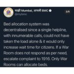 Shreyas Talpade Instagram - Apna Khayal Rakhiye. Kaalji Ghyaa 🙏 #Repost @itsrohitshetty (@get_repost) ・・・ A humble request to my Mumbaikar family. 🙏🏻 We all want to come forward and help each other in this situation but it is adding to the chaos and increasing the load on the bed allocation system. Right from the beginning @my_bmc has been working day and night towards the wellbeing of Mumbaikars in the pandemic. We all are in this together and It’s a humble request to everyone to follow the BMC protocols. Please go through the information above in the pictures... Please note the War Room numbers in the above image are only for the residents of Mumbai. Stay safe... India will fight back.