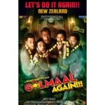 Shreyas Talpade Instagram – The Kiwis are back to theatres and #GolmaalAgain becomes the first Hindi film to be screened post COVID-19. Cheers to a new beginning!

@ajaydevgn @itsrohitshetty @parineetichopra @arshad_warsi @tusshark89 @khemster2 @tabutiful  @rohitshettypicturez @sarkarshibasish @golmaalmovie