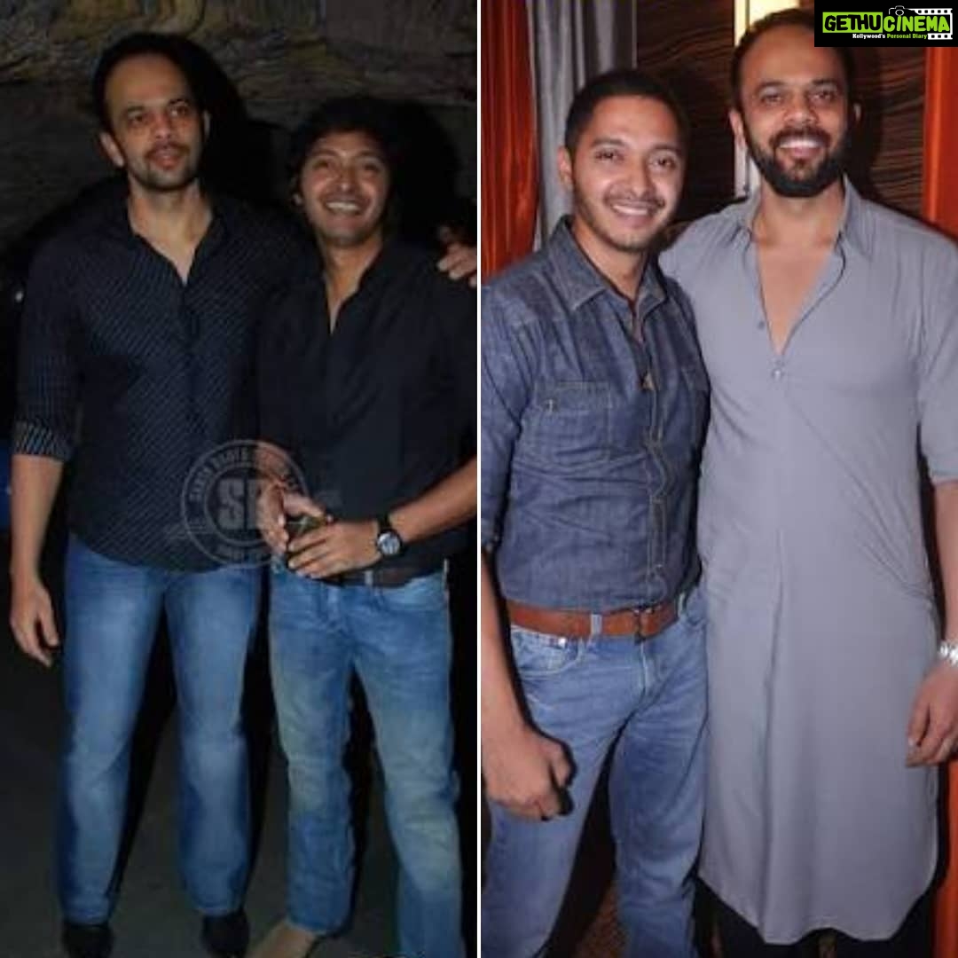 Shreyas Talpade Instagram - Well what can you wish for a person who delivers blockbuster after blockbuster😎😅 Loads of happiness, peace & success. Here's to you turning a year younger😋 Happy Birthday @itsrohitshetty! Lots of love and a big hug🤗 . . . 📷 @santabantapage