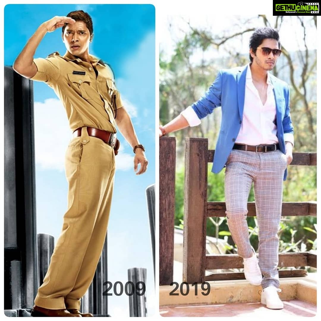 Shreyas Talpade Instagram - Looking at you 2029 👀😎 Hoping Aagey ke sare choices are Right! #10yearchallenge . . . . Pic courtesy left - #AageySeRight Pic courtesy right - @mrunalkarsekar