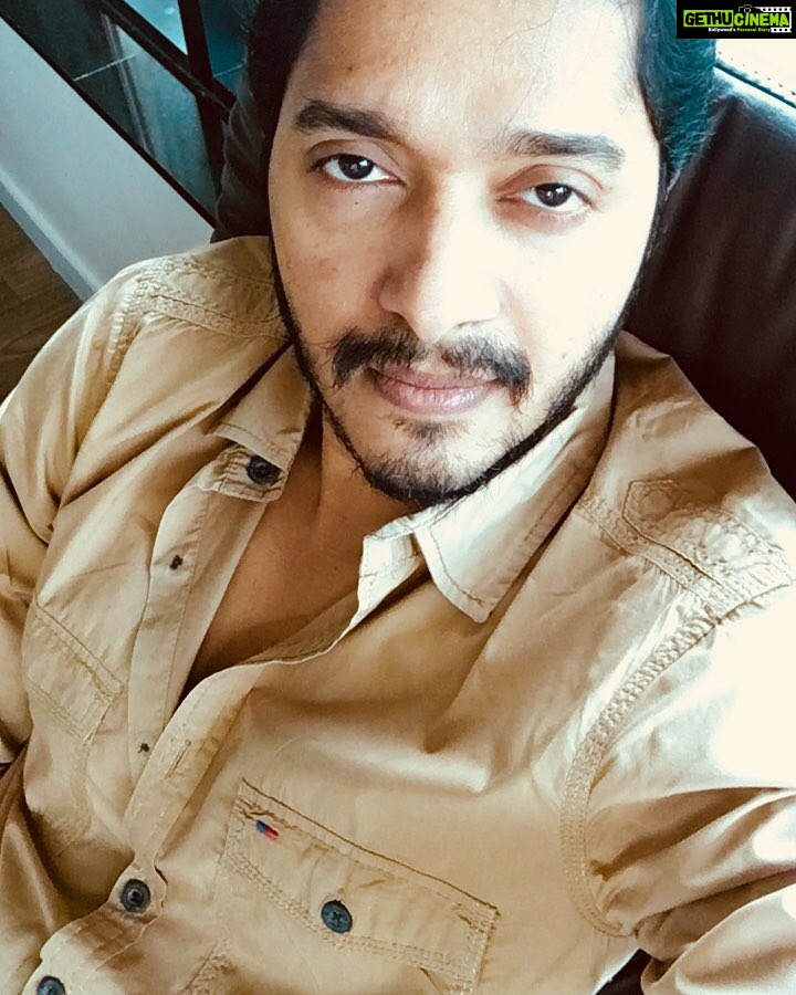 Shreyas Talpade Instagram - Just....during a break in script narration.