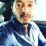 Shreyas Talpade Instagram - Dropping Daddy to office. #Don #FirstBorn #EnthuCutlet
