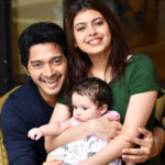 Shreyas Talpade Instagram – On Visarjan day today as Bappa heads back home & as we celebrate National Daughters’ Day, I can only thank Bappa from the bottom of my heart for blessing us with this bundle of joy & giving us a universe full of happiness. #GanpatiBappaMorya #PudhchyaVarshiLavkarYa. Picture courtesy my dear friend @mrunalkalsekar3.