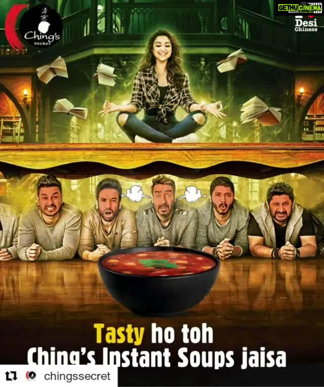 Shreyas Talpade Instagram - #Repost @chingssecret (@get_repost) ・・・ Movies aur khaane ka asli mazza tab aata hai jab woh thoda desi aur poora masaledaar ho! #ILoveDesiChinese #ChingsKaGolmaal @ajaydevgn @arshad_warsi @parineetichopra @tabutiful @tusshark89 @shreyastalpade27 @khemster2 @itsrohitshetty @neilnitinmukesh @reliance.entertainment #RohitShettyPicturez #MangalMurtiFilms