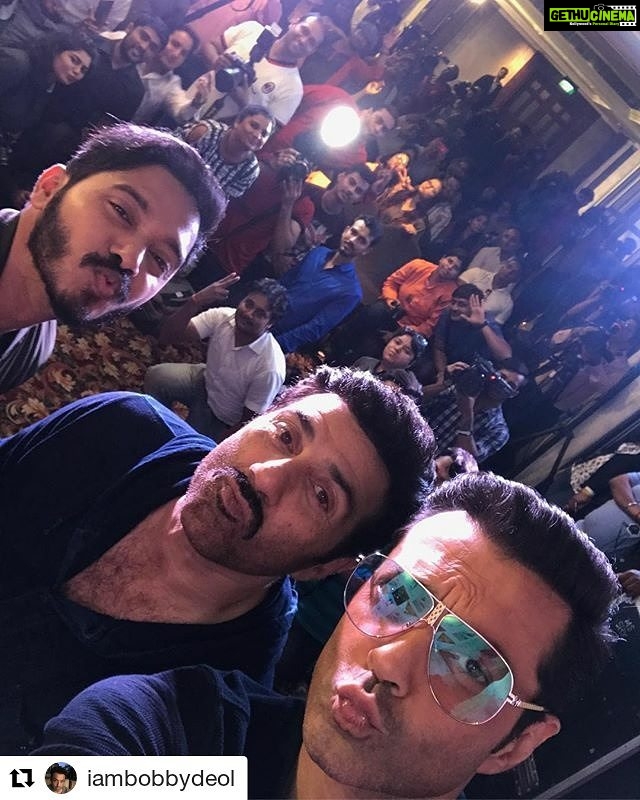 Shreyas Talpade Instagram - #Repost @iambobbydeol (@get_repost) ・・・ #posterboys releasing tomorrow!! See you all in the theater near you and spend some good time laughing together..
