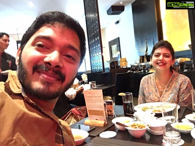Shreyas Talpade Instagram - In all the shoot & post production frenzy, a quiet lunch date with wifey as she steps out after a long time ! #lunchwiththemissus #KeepingItSimple