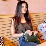 Simran Sharma Instagram – Today at lunch my seat was a swing and it made me very happy.🥰🌮