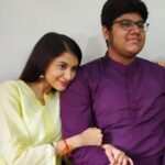 Simran Sharma Instagram - So grateful for this irritating bundle of joy. Love you, @adityasharma028 💛💜 #momentslikethese #captured #littlebrother