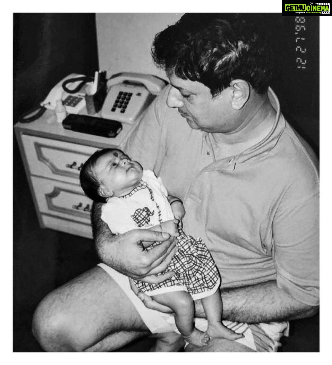 Simran Sharma Instagram - Eight years ago on this day we lost Dadu. He was the life of every party he was at and my favourite person in the whole wide world. He isn’t amongst us anymore but continues to live on in us and through us, his children, through his blood flowing in our veins, through his values instilled in us, through the seed of love he sowed in our hearts that continues to grow. Everyday I hope he is well and happy wherever it is that he is. And that he knows that he is remembered in the fondest way one could be and that he is infinitely loved and missed. . . . . In the picture: is Dadu holding a one month old me.❤️
