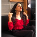 Simran Sharma Instagram - she’s fire and ice, you’ll fear the cold and crave the burn❣️ #flipthathair #rise #shine