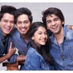 Simran Sharma Instagram - happy faces🌻 #HumChaar #FriendsBhiFamilyHain 📸 @avigowariker 💕