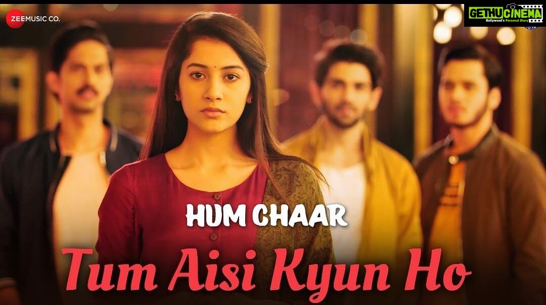 Simran Sharma Instagram - Full music video OUT NOW!✨ Tum aisi kyun ho🤔💕 • • • • #soorajbarjatya #humchaar #friendsbhifamilyhain #tumaisikyunho #abhishekdixit #simransharma #anshumanmalhotra #pritkamani #tusharpandey