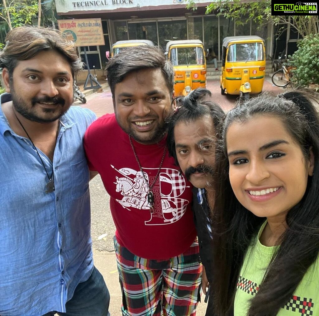 Sivaangi Krishnakumar Instagram - Happy to be a part !❤️ #naaisekarreturns from today !!😄 @lyca_productions