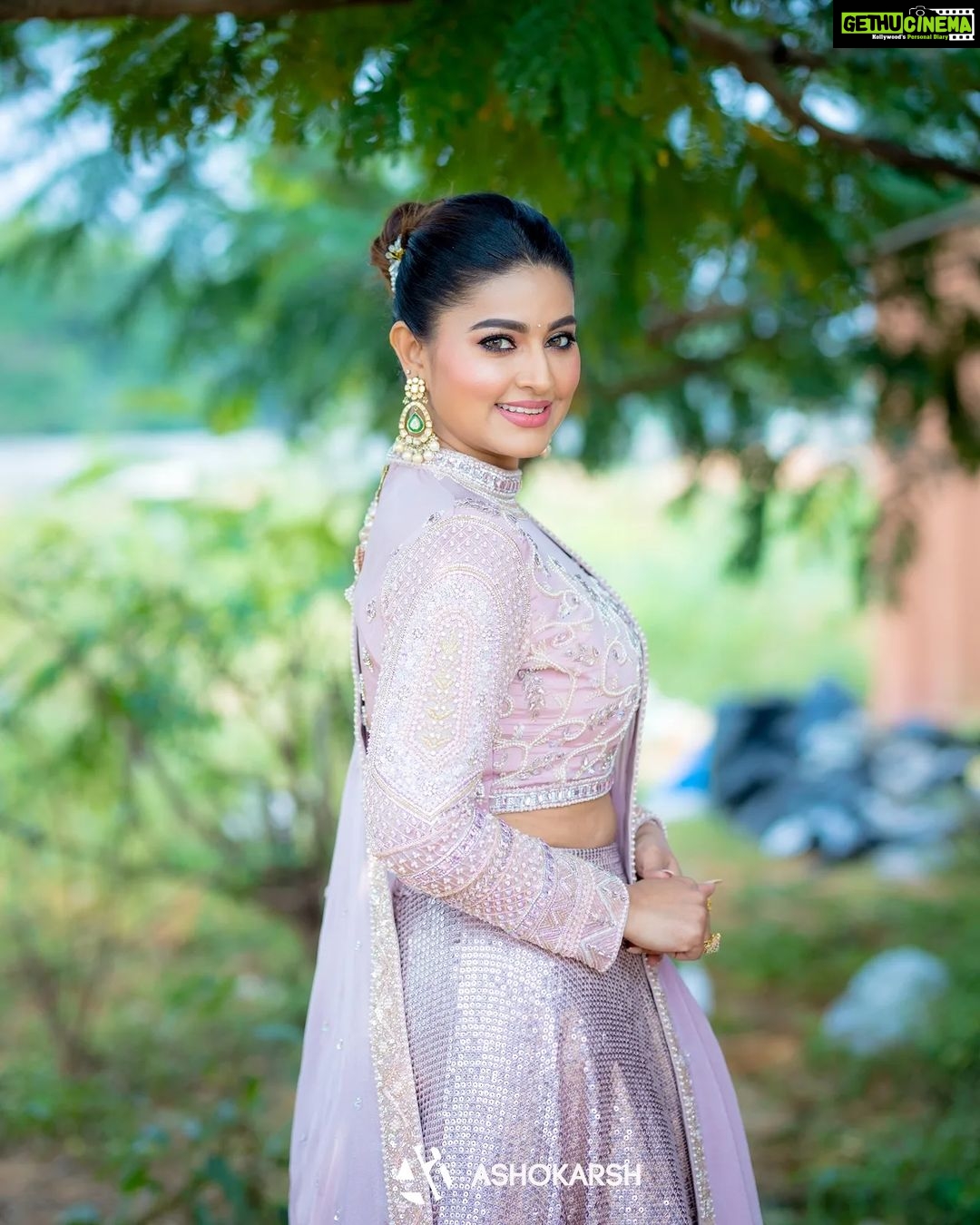 Sneha Instagram - There is no real ending. It's just the place where you stop the story. @geetuhautecouture @ashokarsh Rings @jcsjewelcreations #djd #beautifulmemories #happyday #lehenga #pinkdress #finale #talent #danceshow