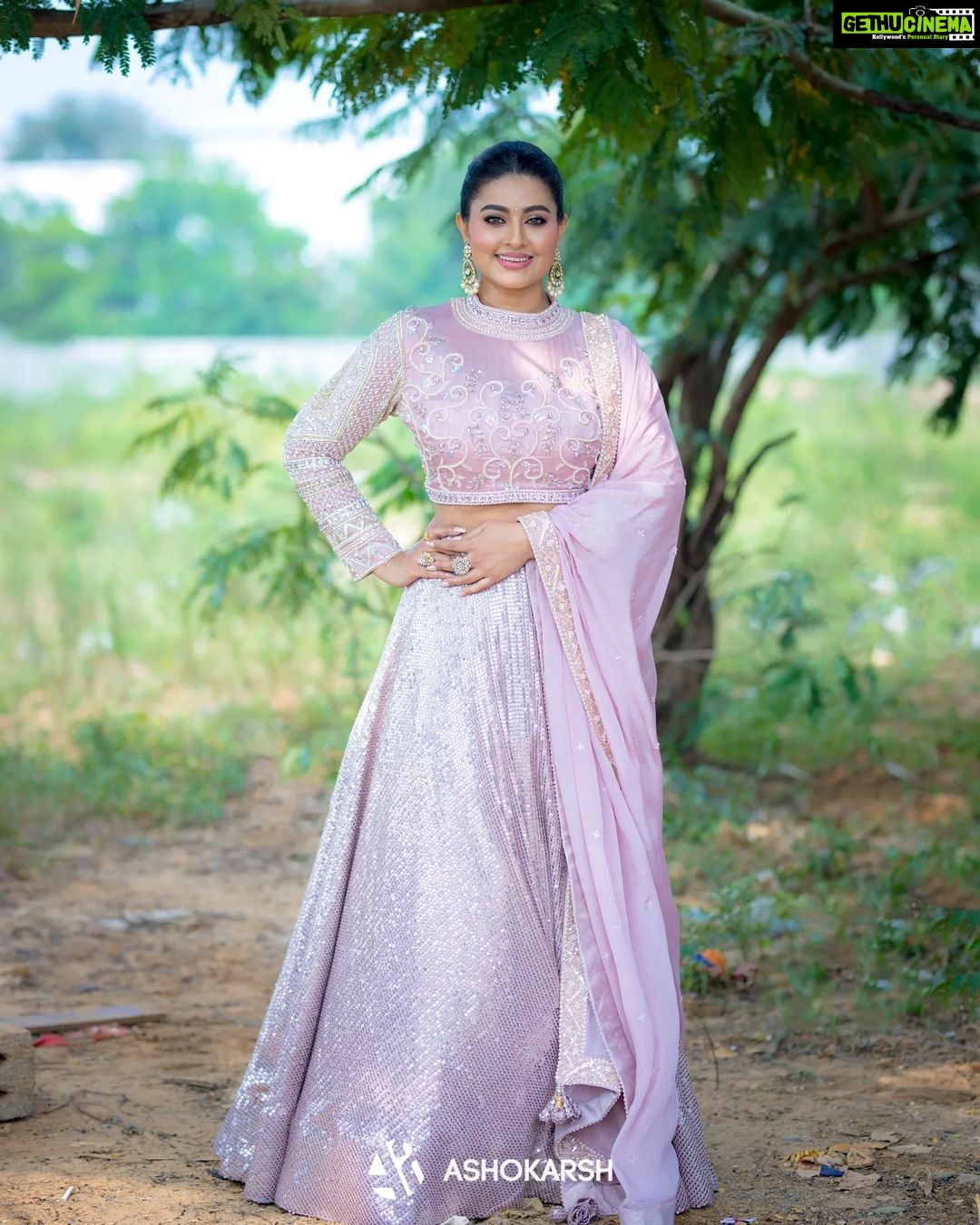 Sneha Instagram - There is no real ending. It's just the place where you stop the story. @geetuhautecouture @ashokarsh Rings @jcsjewelcreations #djd #beautifulmemories #happyday #lehenga #pinkdress #finale #talent #danceshow