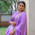 Sneha Instagram - @geetuhautecouture @bronzerbridaljewellery #purpledress #purplelove #beyou #melife #hyderabad #workmode