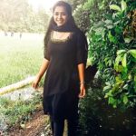 Sneha Babu Instagram – 🖤
Outfit:- @silver_lady_boutique Mala,  Thrissur