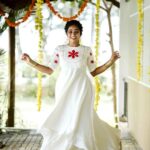 Sneha Babu Instagram – 🌺
Wearing:- @__team__ekthastore 
MUA:- @__ektha_bridesofficial
Pc:- @rahulaniz