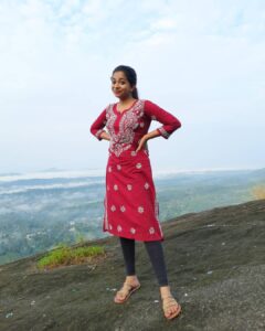 Sneha Babu Instagram - ❤️
Kurti:- @bunei_yaad 
Footwear:- @postcard.in