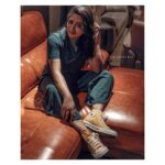 Sneha Babu Instagram - Like a pebble with flaws, I'm a treasured memory that people hold captive in the living room rather than a diamond hidden away in a locker. . Photography:- @thegypsyeye MUA:- @reema.muneer Outfit:- @veromodaindia Shoes:- @converse.india Location:- @storieskochi Styling:- @iam_sam_ #bold #fashion #style #art Palarivattom