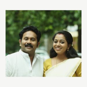 Sneha Babu Instagram - Kunjumon and Shella♥️ @ajuvarghese
@adhyarathri_official