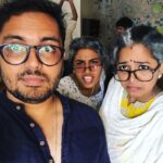 Sneha Babu Instagram – Caption it makale🙊
With Monu 👩‍👦@arjun_ratan_britto and Chori aunty👵 @im_happyface