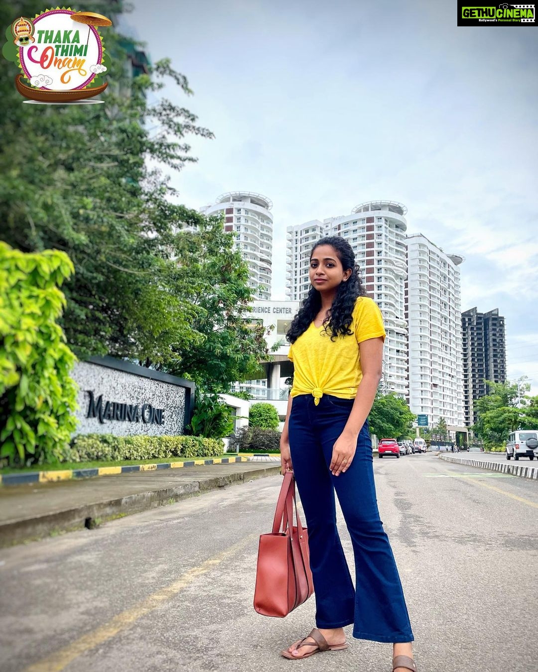 Sneha Babu Instagram - Thaka Thimi Onam.🌸 @ajiobusinessapp #ad #ajiostyles #thakathimionam #ajiobusiness
