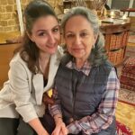 Soha Ali Khan Instagram – Happy birthday my darling Amma ! Spice jet tried to keep us apart but we persevered and we made it and I get to see you, hold you, hug you and kiss you!!! ❤️❤️❤️ #jaisalmer #serai