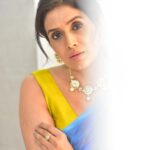 Sonali Kulkarni Instagram - Blue waters… Styled by : @prachethestylist Assisted by : @styledby_bhakti Saree : @boveeecom Managed by : @offbeatmediain Jewlery : @azotiique Hair : @bhaktiborade_hairstylist MUA : @shridharparab7906 Coordinator: @sujeetyadav4058 📸 : Dinesh Bhadsale