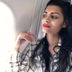 Sonali Raut Instagram - Off to #Delhi. #WorkMode #Selfie #GoodMood #FlightScene #Traveling Delhi, India