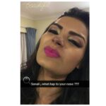 Sonali Raut Instagram - When your makeup artist gets confused and picks up the wrong palette. #ContouringGoneWrong #BlackNose #GoofyMe
