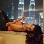 Sonali Raut Instagram - #TravelDiaries View from my room. Isn't it amazing? Petronas twin towers #Malaysia #traveler #globetrotter #viewfrommyroom #petronastowers #kaulampur #aslisonali