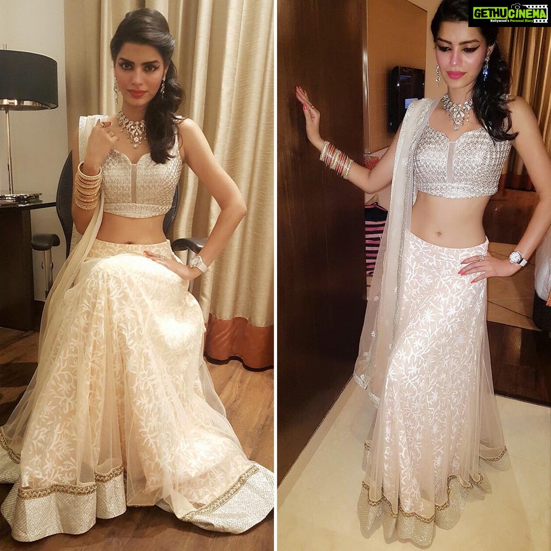 Sonali Raut Instagram - Diwali party in Lucknow! Outfit Courtesy - @adarshraveendracouture #aslisonali #happydiwali #diwali2k16 #lengha #adarshraveendracouture