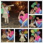 Sonali Raut Instagram - Happiness comes everywhere☺ this child gave me immense happiness... Reminds me of my childhood days 👼🏼👻 ☺#Childhood #Balloons #Kids #Street #Love#Real Smiles# Expressions#Night#Rains#Colours#