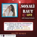 Sonali Raut Instagram - #repost...Sonali Raut coming LIVE on @marathisanmaan’s Instagram Page "TOMORROW” (22nd May, 2020) at 6.00 pm . Follow our Insta Account Now: https://www.instagram.com/marathisanmaan/ . #SonaliRaut #sonalirautfans #bollywoodactress #bollywood #xpose #aadatdiaries #indianmodel #supermodel #mtvindia #zeeyuva #colorstv #stargold #andpictures #mumbai #newmumbai #pune #indore #ahmedabad #maharashtra_ig #maharashtrian #marathigirl #marathicelebs #bollywoodindustry #salmankhan #biggboss #biggboss13 #instabollywood #AnanyaKulkarni #MarathiSanmaan