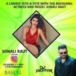 Sonali Raut Instagram - Hey guys lets chat at 5pm with my friend @djakhtar today @base52.entertainment and with @bollywoodspy at 6pm today!!