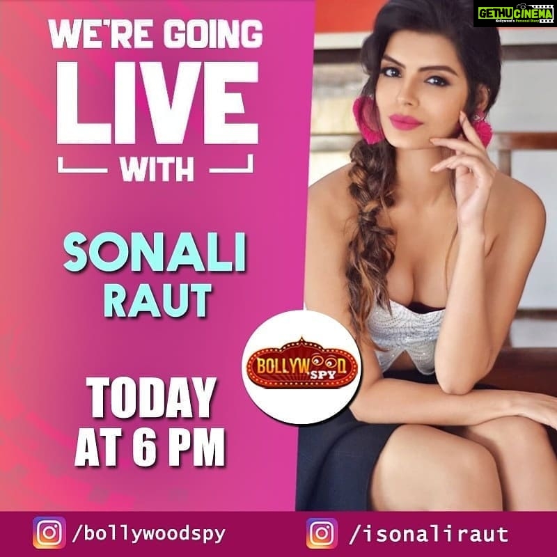Sonali Raut Instagram - Hey guys lets chat at 5pm with my friend @djakhtar today @base52.entertainment and with @bollywoodspy at 6pm today!!