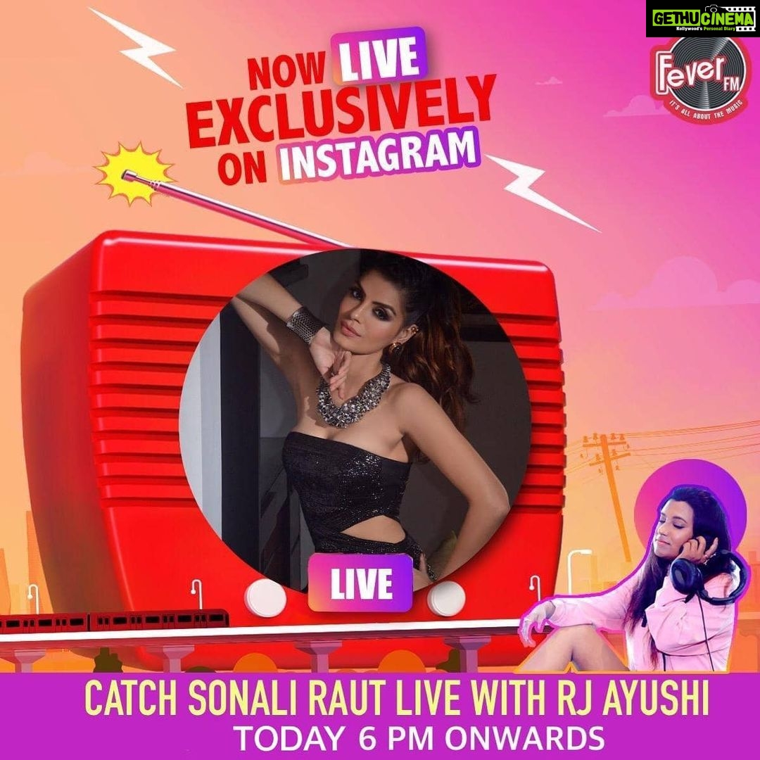 Sonali Raut Instagram - Hi guys catch me today insta live with @rjayushi Fever Fm at 6pm @tellymasala at 6:30pm @rj_shouhadra Radio Noida at 7pm @rjsudeeptaredfm Red Fm at 8pm And Talk about my film "The Xpose" premiering on 8th may at 9.30 on &pictures @andpicturesin. Lets Chat!!