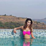 Sonali Raut Instagram - "One must maintain little bit of summer, even in the middle of the winter." #swim #swimmingpool #nature #natural #sexystyle #pink #pinkpinkpink #summerfeeling