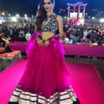 Sonali Raut Instagram - Event done right!!! Last day of navratri celebrated well at Khandwa(Madhya Pradesh) Outfit by @jesalvoraofficial Hair n make up @lakmeacademyindore Managed by @moushumibanerji #navratri2019 #durgapuja #event #workmode #travel #festival #madhyapradesh #indore #ethenic