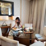 Sonali Raut Instagram - Good morning to everyone. Breakfast time!!!! #risenshine #breakfast #morningface #lovelyday #work #fun #mood #beauty Radisson Blu Hotel Indore