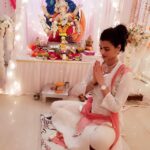 Sonali Raut Instagram - Ganpati bappa Morya🙏🙏!!! #ganpati #ganpatibappamorya #ganeshchaturthi #vignaharta #ganeshutsav #ganesha #marathi #love #happyfeelings #celebration #festival