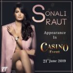 Sonali Raut Instagram - Casino time!!! Its Goa ...Super Excited...see you there!!!! @moushumibanerji #casino #event #weekend #travel #appearance #fun #work #goa #pride #casinotime