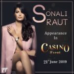 Sonali Raut Instagram - Casino time!!! Its Goa ...Super Excited...see you there!!!! @moushumibanerji #casino #event #weekend #travel #appearance #fun #work #goa #pride #casinotime