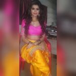 Sonali Raut Instagram - Love maharshtrain nauwari saree!!!! #maharashtra #marathi #Mirchi kolhapurchi #bindi #shoot
