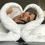Sonali Raut Instagram - Towelart continues!!! #towelart #mood #white