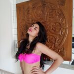 Sonali Raut Instagram - Summer kind of mood in winter. #pink #bikini #love #summer #missing #winter